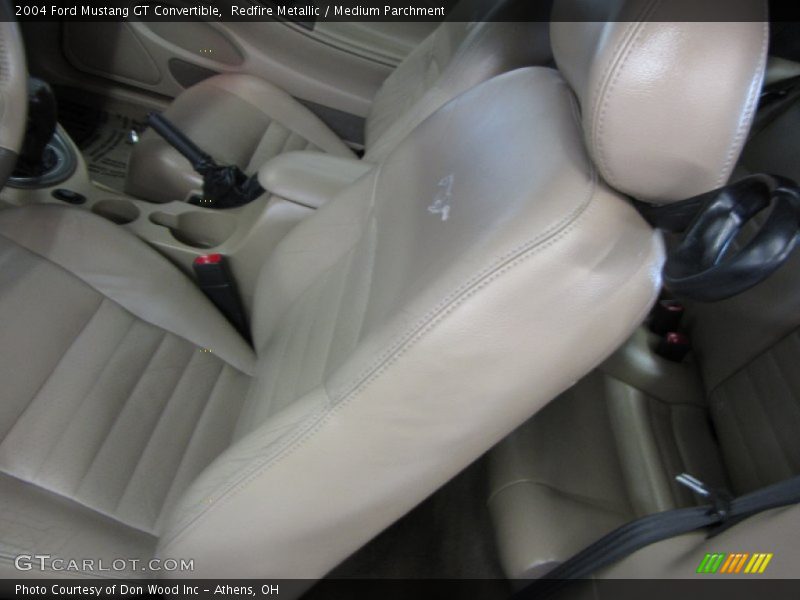Redfire Metallic / Medium Parchment 2004 Ford Mustang GT Convertible