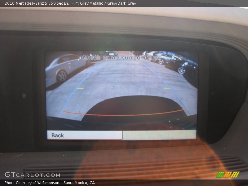 Flint Grey Metallic / Grey/Dark Grey 2010 Mercedes-Benz S 550 Sedan