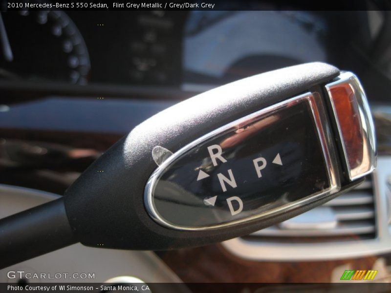 Flint Grey Metallic / Grey/Dark Grey 2010 Mercedes-Benz S 550 Sedan