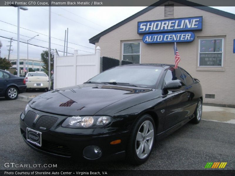 Phantom Black Metallic / Black 2004 Pontiac GTO Coupe