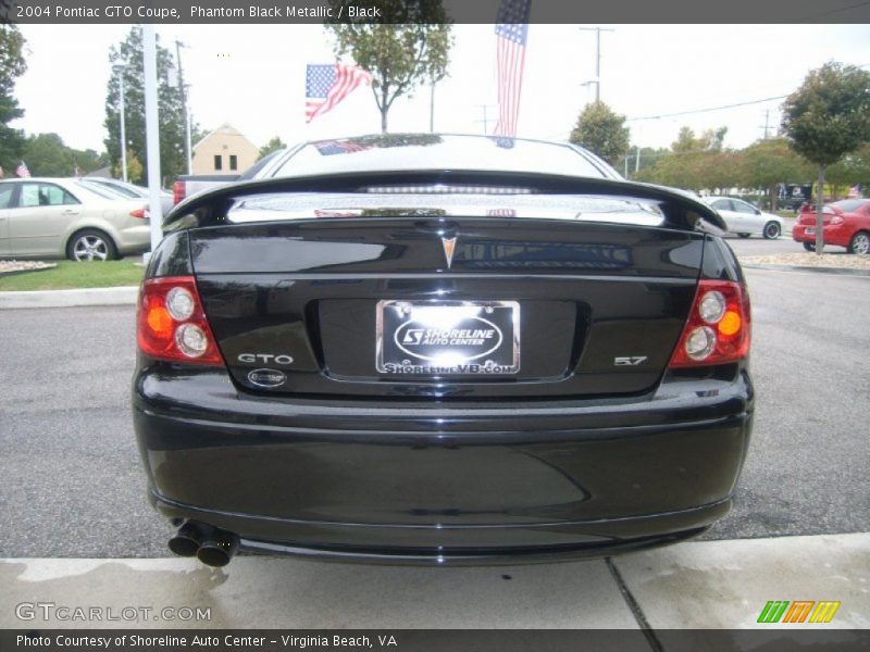 Phantom Black Metallic / Black 2004 Pontiac GTO Coupe