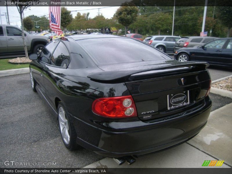 Phantom Black Metallic / Black 2004 Pontiac GTO Coupe
