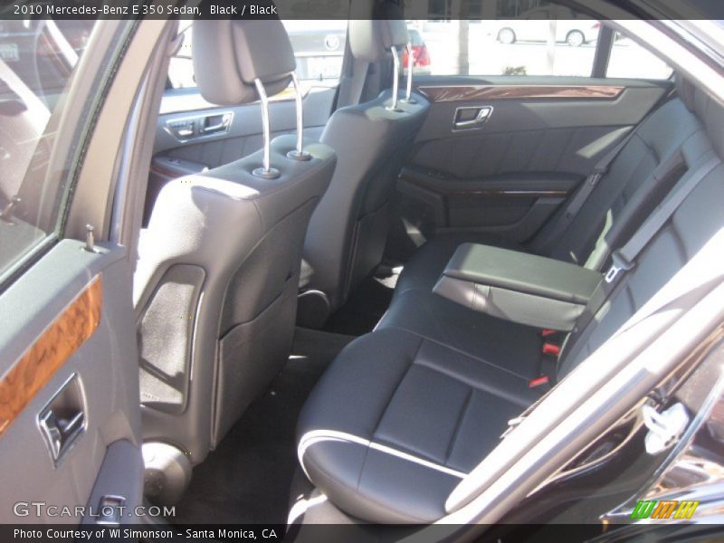 Black / Black 2010 Mercedes-Benz E 350 Sedan