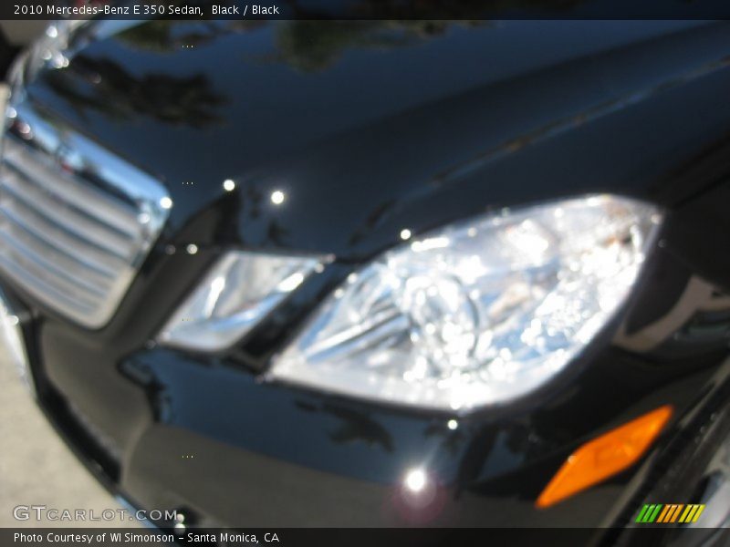 Black / Black 2010 Mercedes-Benz E 350 Sedan