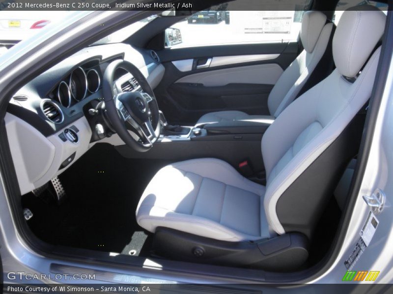Iridium Silver Metallic / Ash 2012 Mercedes-Benz C 250 Coupe