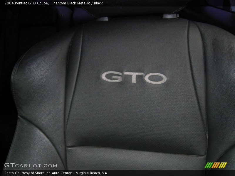 Phantom Black Metallic / Black 2004 Pontiac GTO Coupe