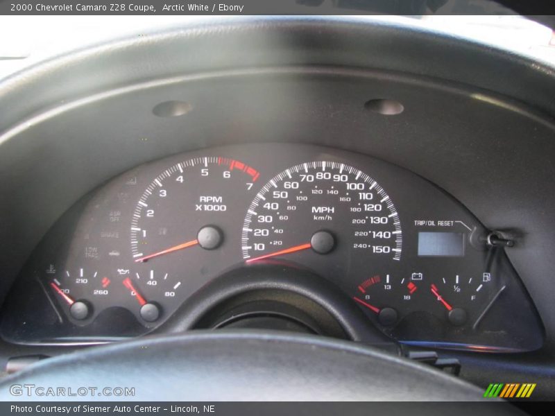 Arctic White / Ebony 2000 Chevrolet Camaro Z28 Coupe