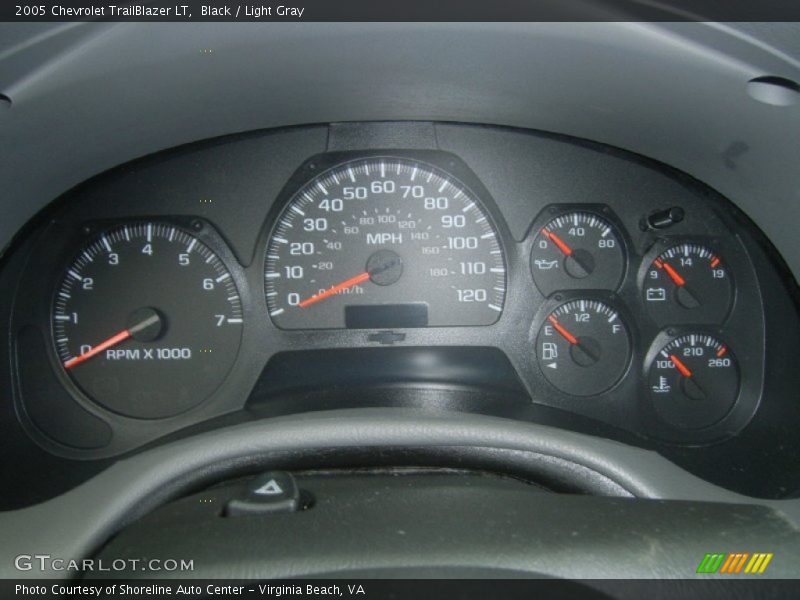 Black / Light Gray 2005 Chevrolet TrailBlazer LT