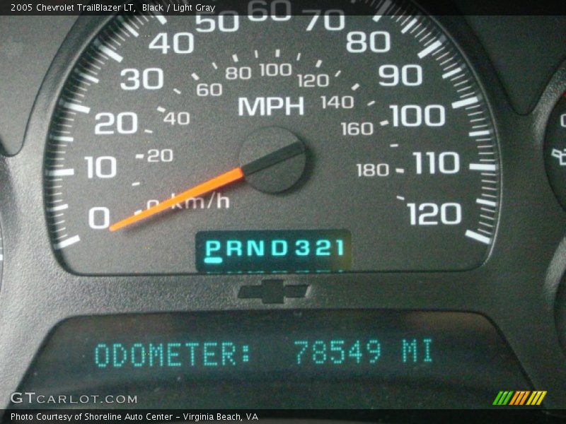 Black / Light Gray 2005 Chevrolet TrailBlazer LT