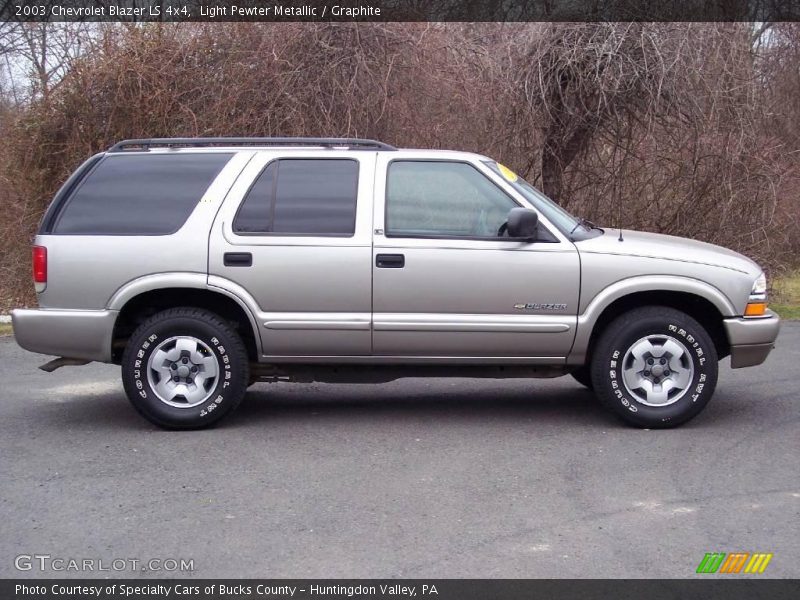 Light Pewter Metallic / Graphite 2003 Chevrolet Blazer LS 4x4