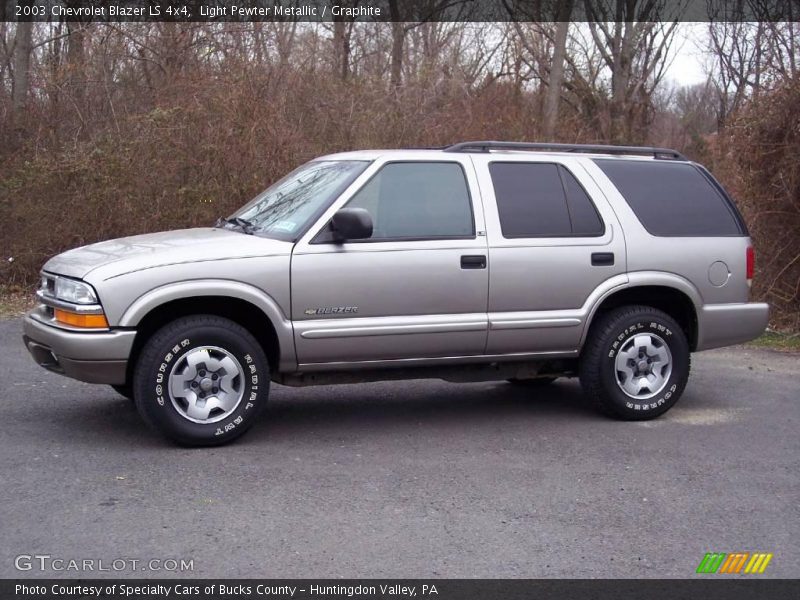 Light Pewter Metallic / Graphite 2003 Chevrolet Blazer LS 4x4