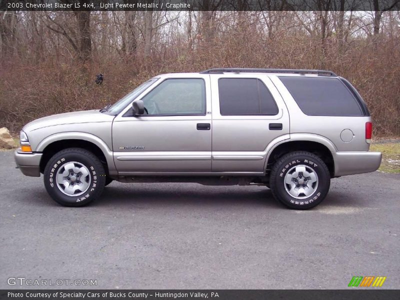 Light Pewter Metallic / Graphite 2003 Chevrolet Blazer LS 4x4