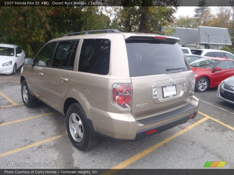 Desert Rock Metallic / Saddle 2007 Honda Pilot EX 4WD