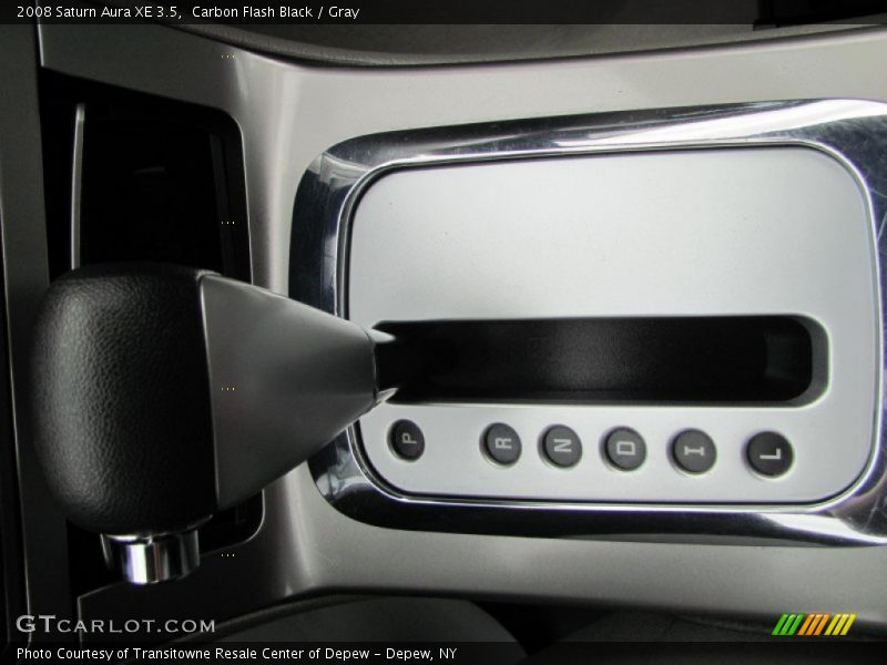 Carbon Flash Black / Gray 2008 Saturn Aura XE 3.5