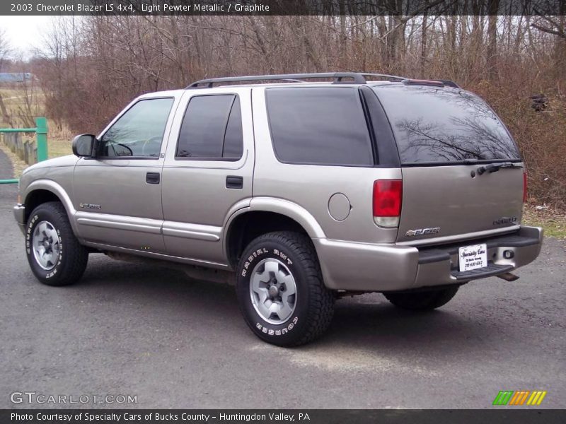 Light Pewter Metallic / Graphite 2003 Chevrolet Blazer LS 4x4