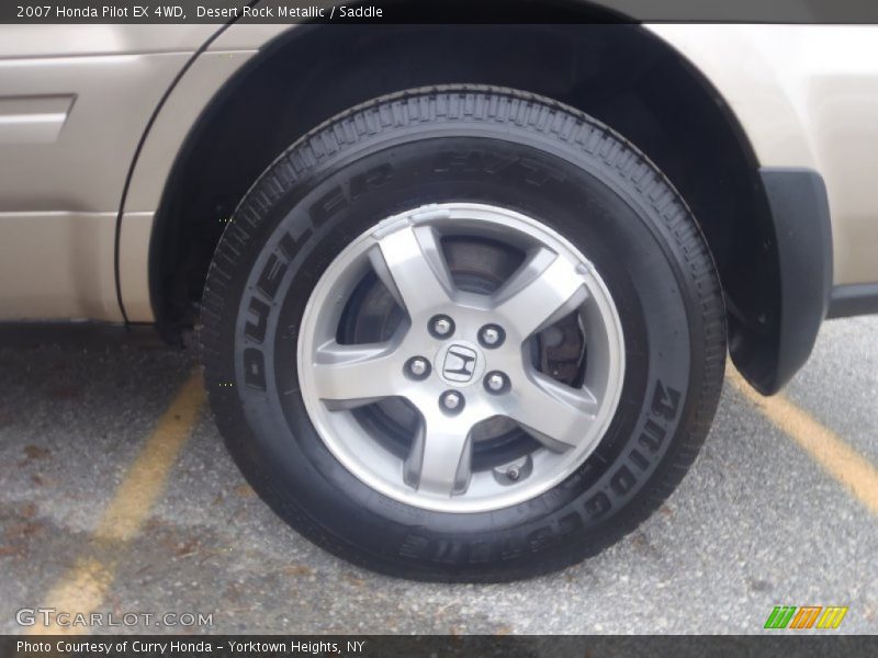 Desert Rock Metallic / Saddle 2007 Honda Pilot EX 4WD