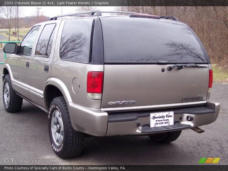 Light Pewter Metallic / Graphite 2003 Chevrolet Blazer LS 4x4