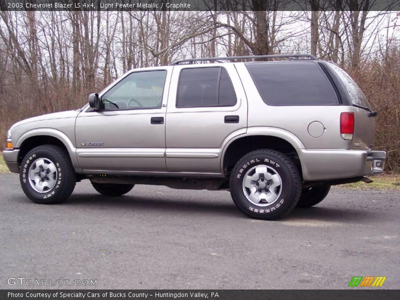 Light Pewter Metallic / Graphite 2003 Chevrolet Blazer LS 4x4