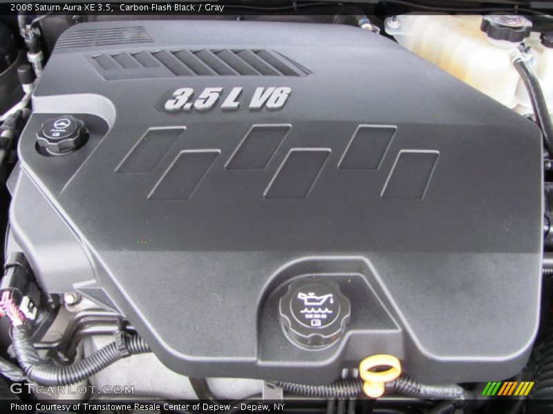 Carbon Flash Black / Gray 2008 Saturn Aura XE 3.5