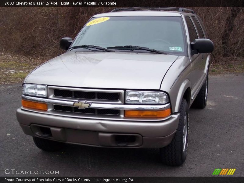 Light Pewter Metallic / Graphite 2003 Chevrolet Blazer LS 4x4