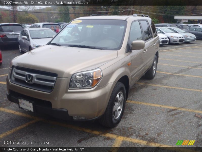 Desert Rock Metallic / Saddle 2007 Honda Pilot EX 4WD