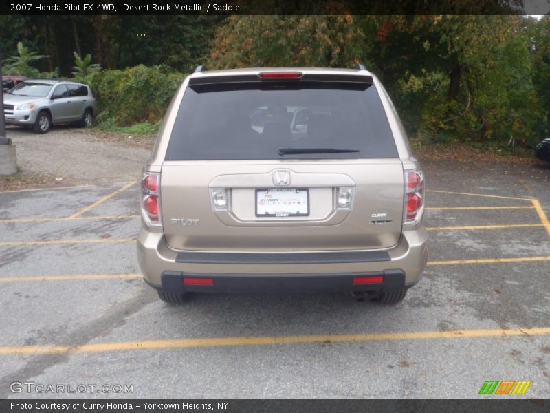 Desert Rock Metallic / Saddle 2007 Honda Pilot EX 4WD