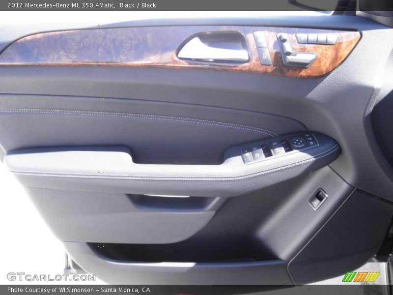 Black / Black 2012 Mercedes-Benz ML 350 4Matic