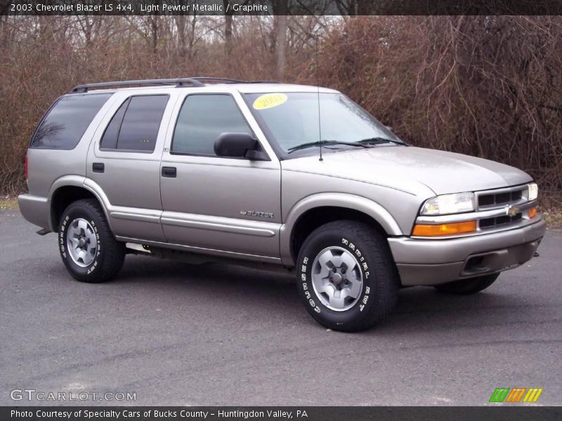 Light Pewter Metallic / Graphite 2003 Chevrolet Blazer LS 4x4