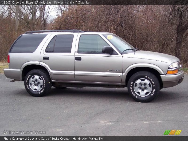 Light Pewter Metallic / Graphite 2003 Chevrolet Blazer LS 4x4