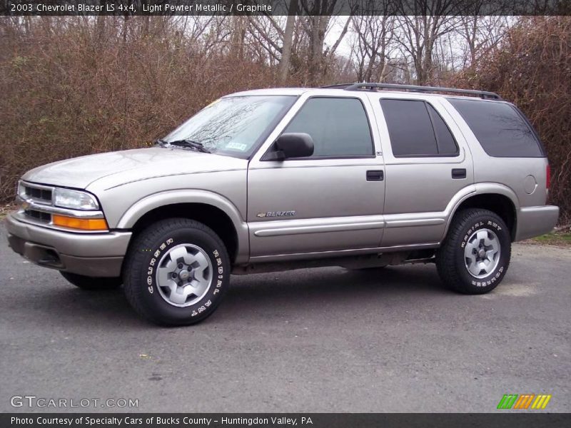 Light Pewter Metallic / Graphite 2003 Chevrolet Blazer LS 4x4