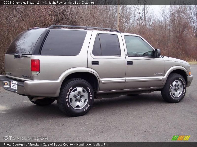 Light Pewter Metallic / Graphite 2003 Chevrolet Blazer LS 4x4