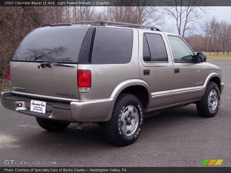 Light Pewter Metallic / Graphite 2003 Chevrolet Blazer LS 4x4