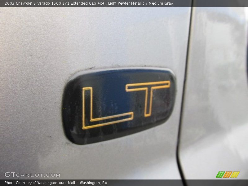 Light Pewter Metallic / Medium Gray 2003 Chevrolet Silverado 1500 Z71 Extended Cab 4x4