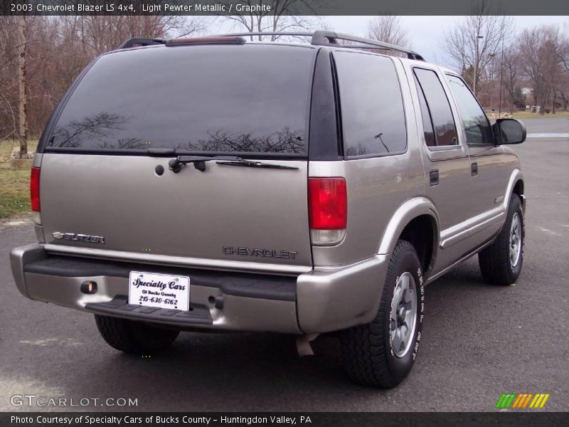 Light Pewter Metallic / Graphite 2003 Chevrolet Blazer LS 4x4