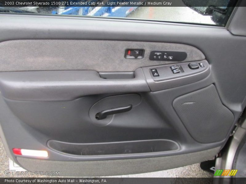 Light Pewter Metallic / Medium Gray 2003 Chevrolet Silverado 1500 Z71 Extended Cab 4x4