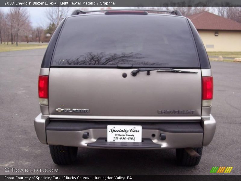 Light Pewter Metallic / Graphite 2003 Chevrolet Blazer LS 4x4