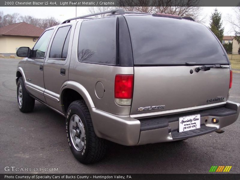 Light Pewter Metallic / Graphite 2003 Chevrolet Blazer LS 4x4