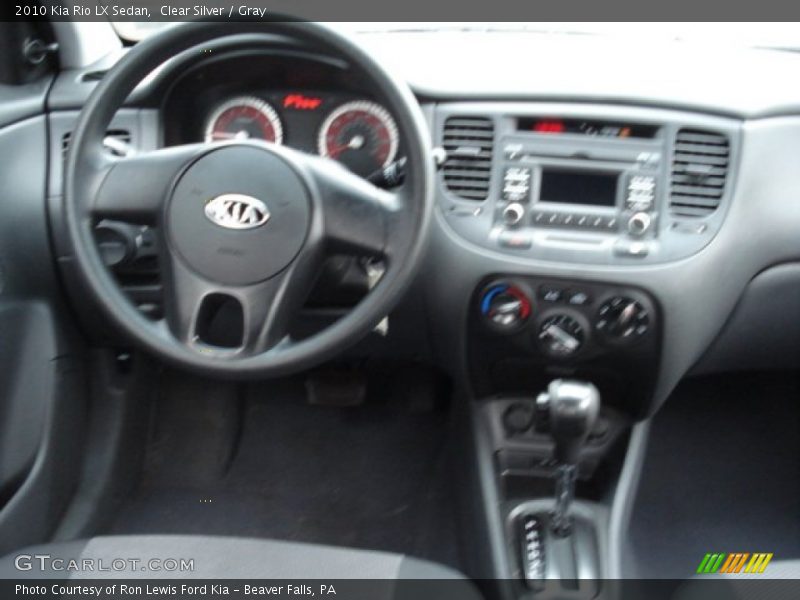 Clear Silver / Gray 2010 Kia Rio LX Sedan