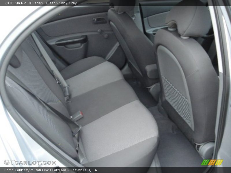 Clear Silver / Gray 2010 Kia Rio LX Sedan