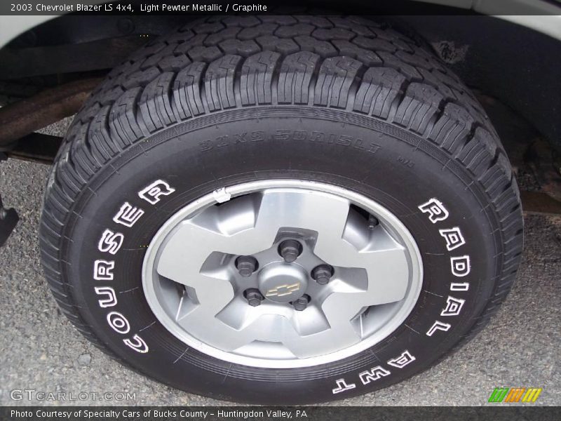 Light Pewter Metallic / Graphite 2003 Chevrolet Blazer LS 4x4