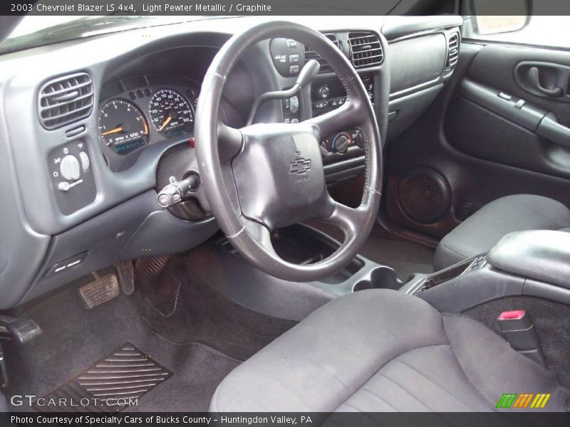Light Pewter Metallic / Graphite 2003 Chevrolet Blazer LS 4x4
