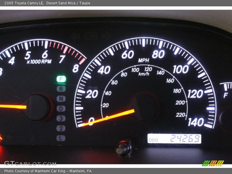 Desert Sand Mica / Taupe 2005 Toyota Camry LE