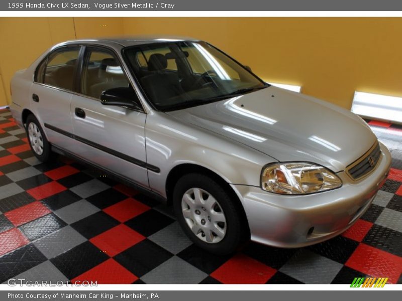 Vogue Silver Metallic / Gray 1999 Honda Civic LX Sedan