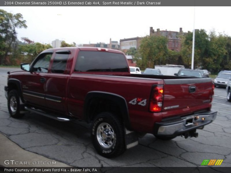 Sport Red Metallic / Dark Charcoal 2004 Chevrolet Silverado 2500HD LS Extended Cab 4x4
