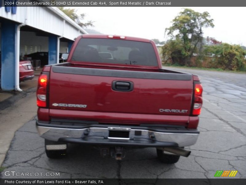 Sport Red Metallic / Dark Charcoal 2004 Chevrolet Silverado 2500HD LS Extended Cab 4x4