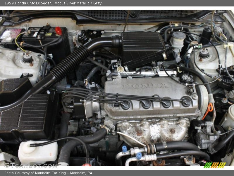  1999 Civic LX Sedan Engine - 1.6 Liter SOHC 16V VTEC 4 Cylinder