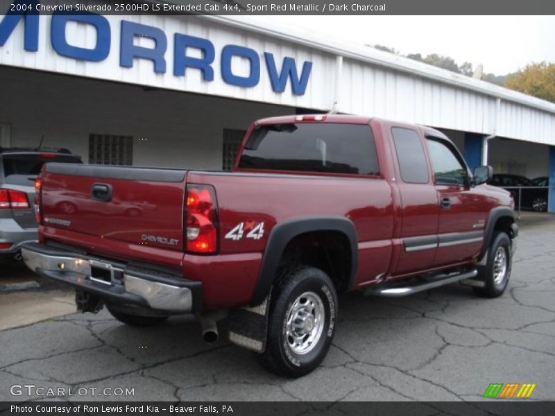 Sport Red Metallic / Dark Charcoal 2004 Chevrolet Silverado 2500HD LS Extended Cab 4x4