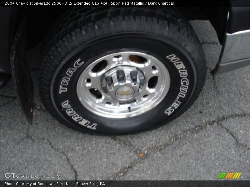Sport Red Metallic / Dark Charcoal 2004 Chevrolet Silverado 2500HD LS Extended Cab 4x4