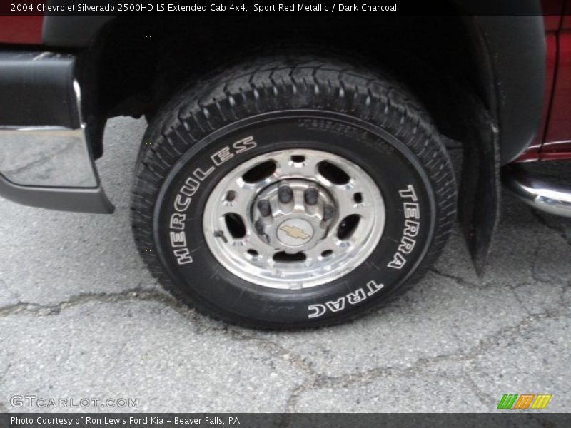 Sport Red Metallic / Dark Charcoal 2004 Chevrolet Silverado 2500HD LS Extended Cab 4x4