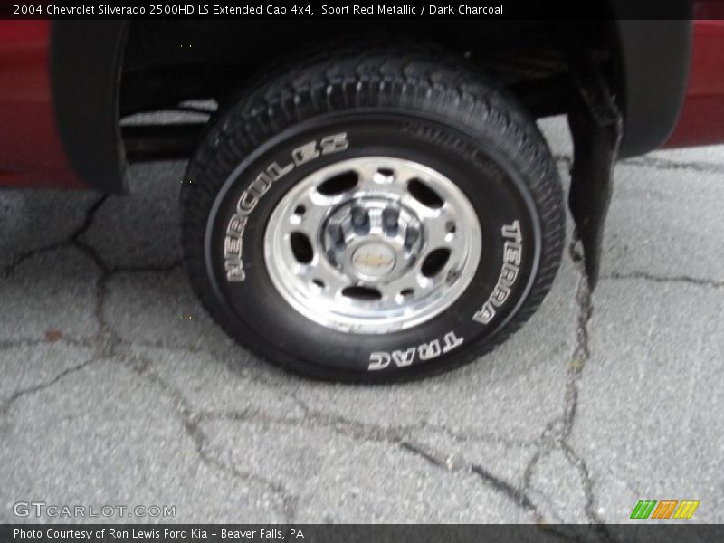 Sport Red Metallic / Dark Charcoal 2004 Chevrolet Silverado 2500HD LS Extended Cab 4x4